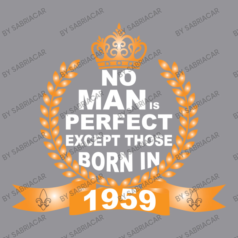 No Man Is Perfect Except Those Born In 1959 Men's 3/4 Sleeve Pajama Set | Artistshot