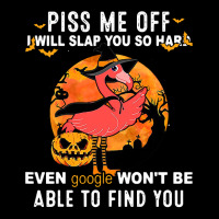 Flamingo Tropical Piss Me Off I Will Slap You Hard Pumpkin 77 Pink Bir V-neck Tee | Artistshot