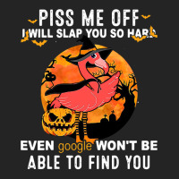 Flamingo Tropical Piss Me Off I Will Slap You Hard Pumpkin 77 Pink Bir 3/4 Sleeve Shirt | Artistshot