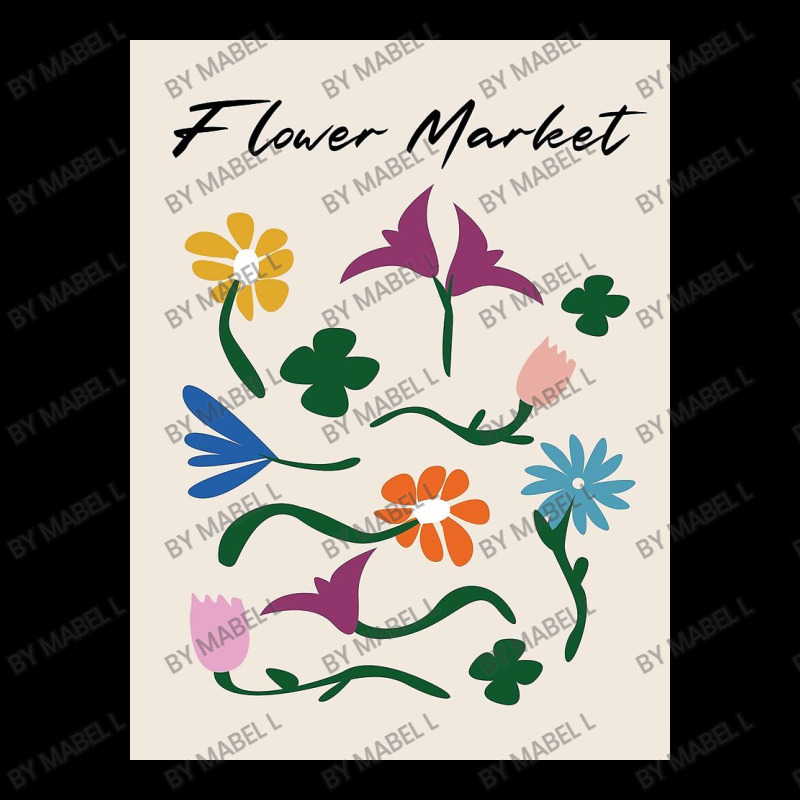 Flower Market Pocket T-Shirt by Mabel L | Artistshot