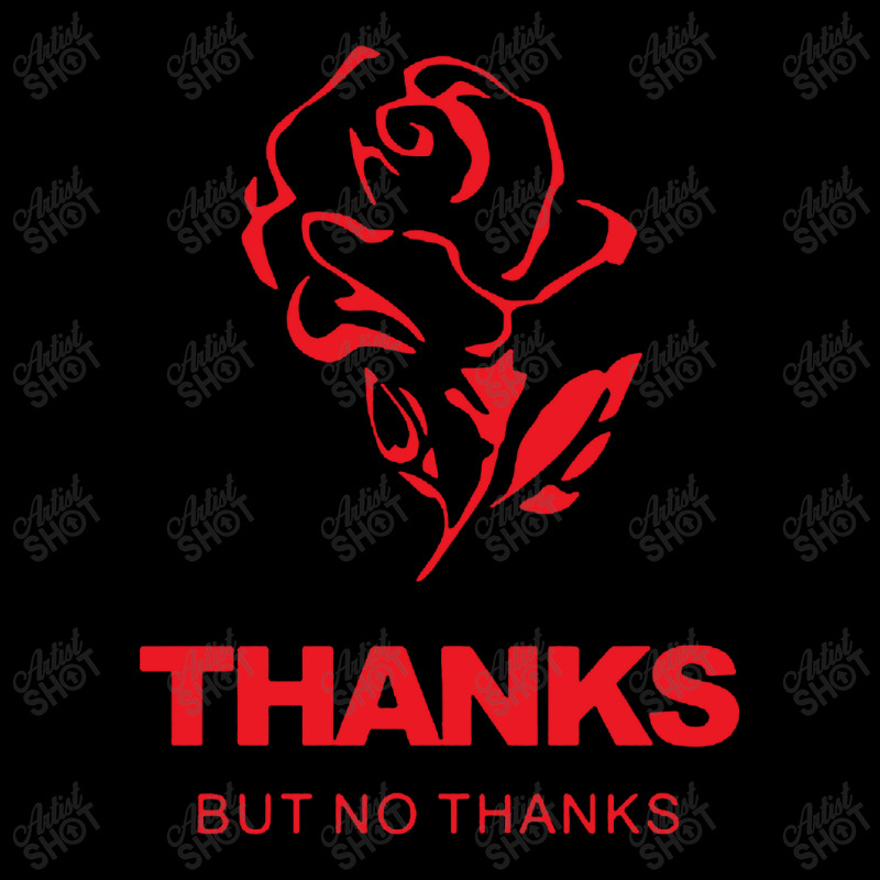 Thanks But No Thanks Rose Flower Youth Sweatshirt | Artistshot