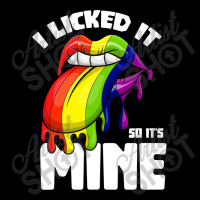 I Licked It So Its Mine Lesbian Lgbtq Rainbow Maternity Scoop Neck T-shirt | Artistshot