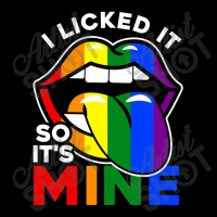 I Licked It So Its Mine Lgbtq Lips Rainbow Lgbt Adjustable Cap | Artistshot