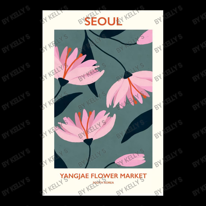 Seoul Flower Market V-Neck Tee by Kelly S | Artistshot