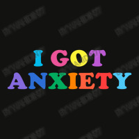 I Got Anxiety Scorecard Crop Tee | Artistshot