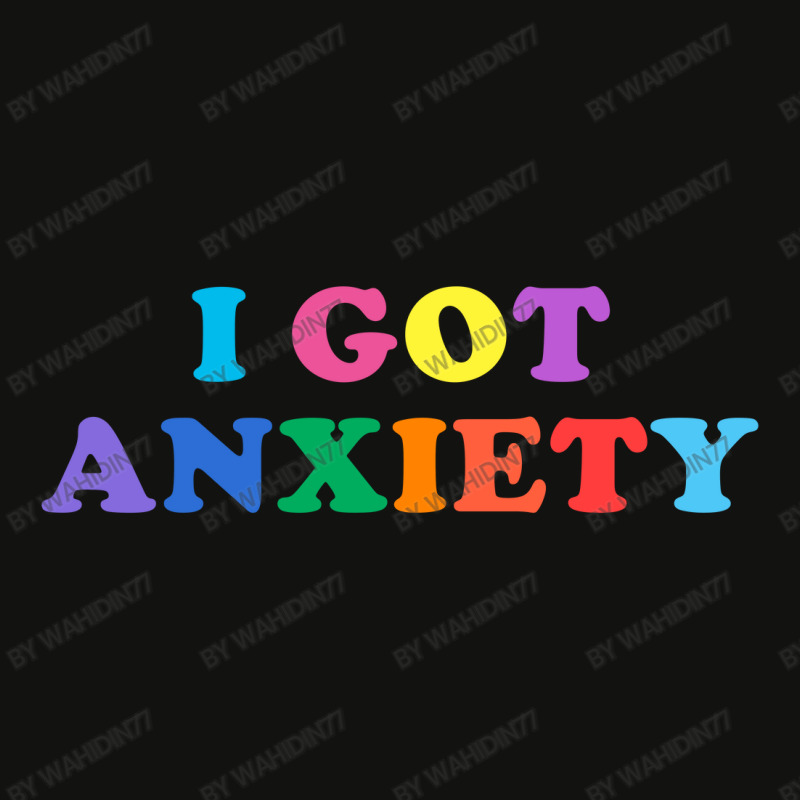 I Got Anxiety Scorecard Crop Tee by wahidin77 | Artistshot