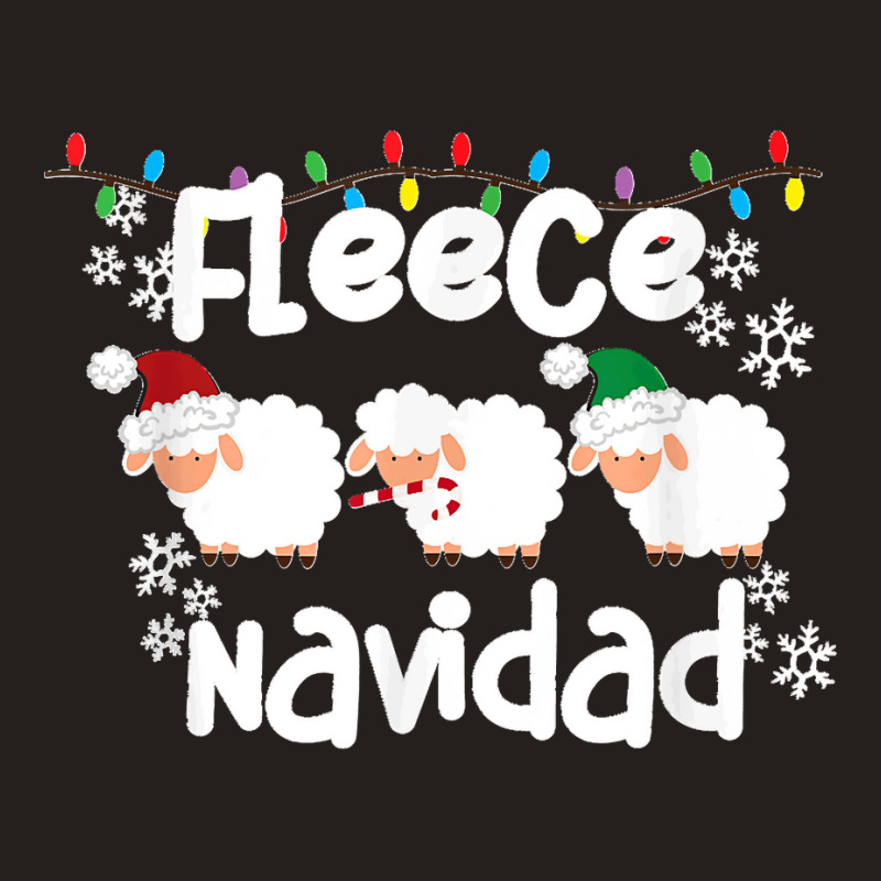 Fleece Navidad Feliz Funny Sheep Pun Christmas Holiday T Shirt Tank Top | Artistshot