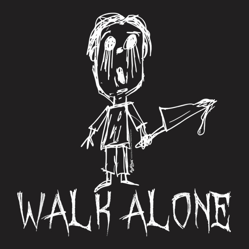 Walk Alone Halloween Costume Word Design T Shirt T-shirt | Artistshot