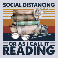 Book Reading Reader Social Distancing Or As I Call It Reading Vintage  Fleece Short | Artistshot