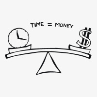 Time Is Money Ladies Fitted T-shirt | Artistshot