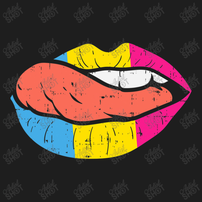 Lips Lick Pan Pride Pansexuality Lgbt Classic T-shirt by GrahamWalsh | Artistshot