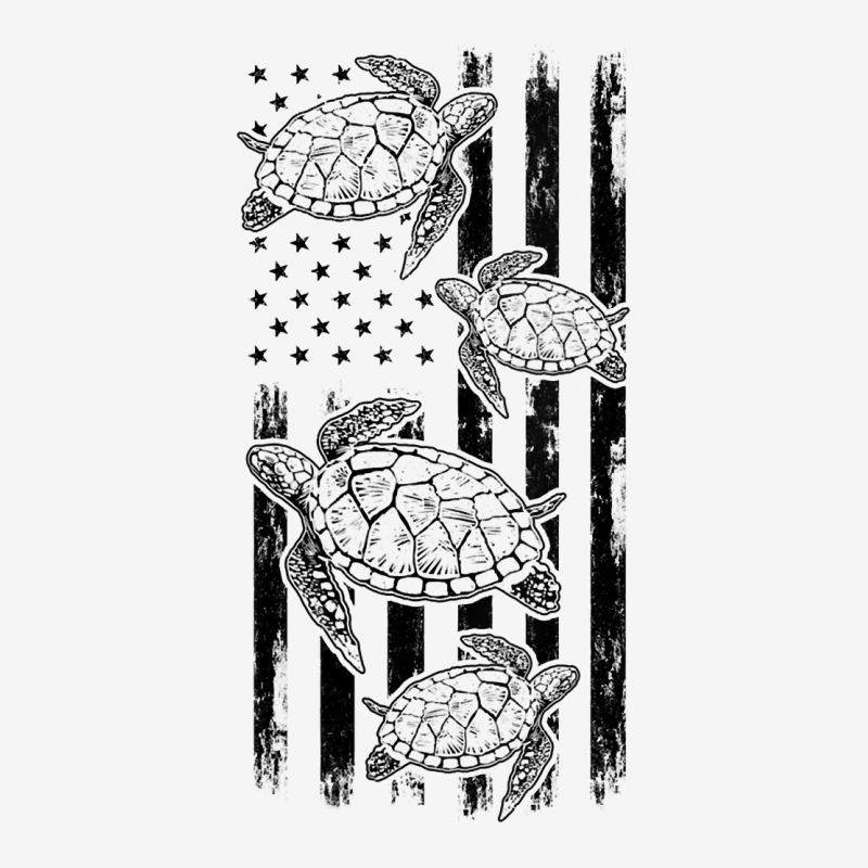 Womens Sea Turtle Us Flag Turtles American Flag Turtle Cute Turtle V N ...