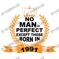 No Man Is Perfect Except Those Born In 1990 Men's 3/4 Sleeve Pajama Set | Artistshot