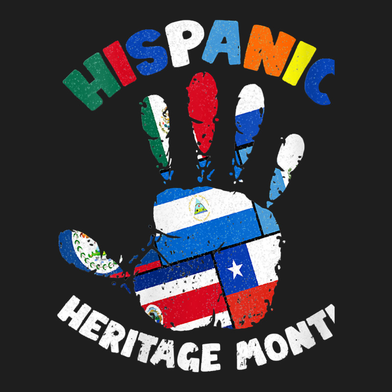 Womens Latin America Latino Pride Hand Hispanic Heritage Month V Neck Classic T-shirt by nguyennhung | Artistshot