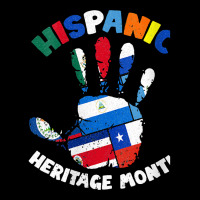 Womens Latin America Latino Pride Hand Hispanic Heritage Month V Neck Youth Sweatshirt | Artistshot