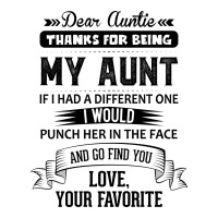 Dear Auntie, Thanks For Being My Aunt Men's 3/4 Sleeve Pajama Set | Artistshot