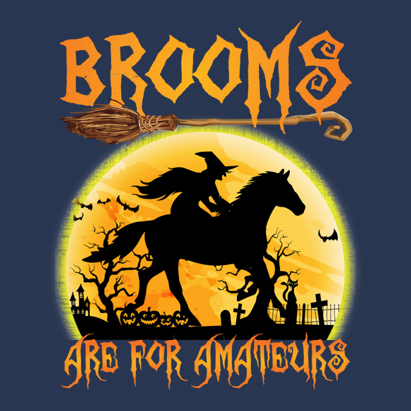 Horse Brooms Are For Amateurs Horse Riding Lovers Halloween 465 Riding Men Denim Jacket by permad | Artistshot