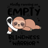 Blindness Awareness T Shirtmostly Running On Empty Blindness Warrior T Classic T-shirt | Artistshot