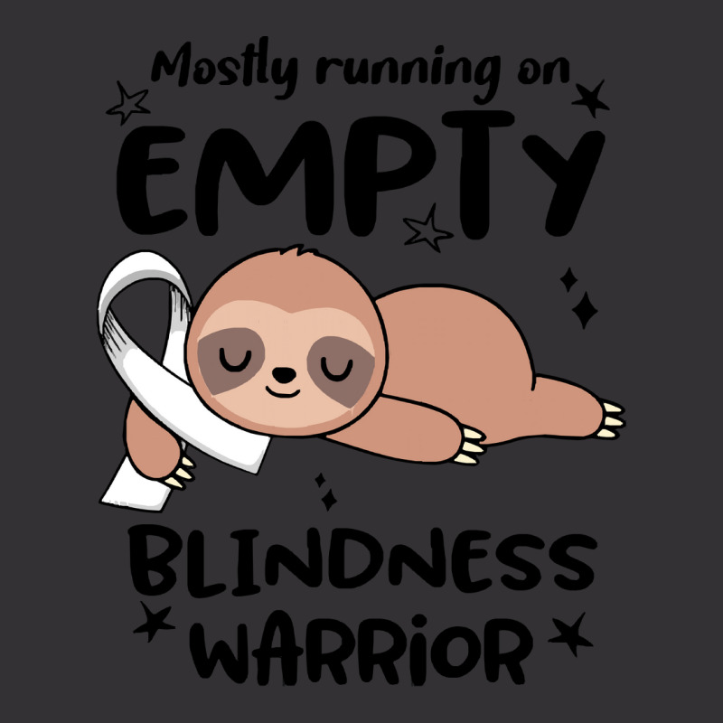 Blindness Awareness T Shirtmostly Running On Empty Blindness Warrior T Vintage Short by orangesagreement | Artistshot