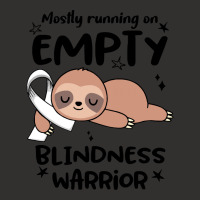 Blindness Awareness T Shirtmostly Running On Empty Blindness Warrior T Champion Hoodie | Artistshot