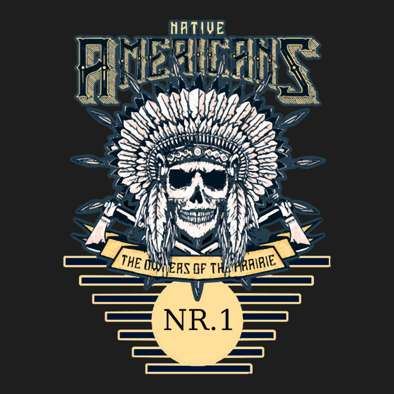 Native American T  Shirt Nativ Skull T  Shirt Classic T-shirt by sliceshit | Artistshot