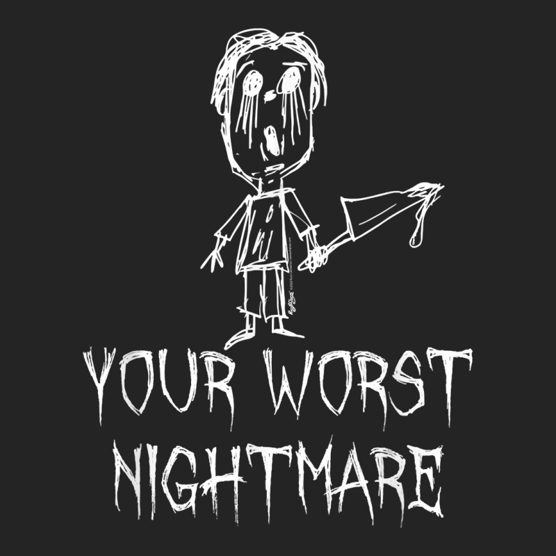 Your Worst Nightmare Halloween Costume Word Design T Shirt 3/4 Sleeve Shirt | Artistshot