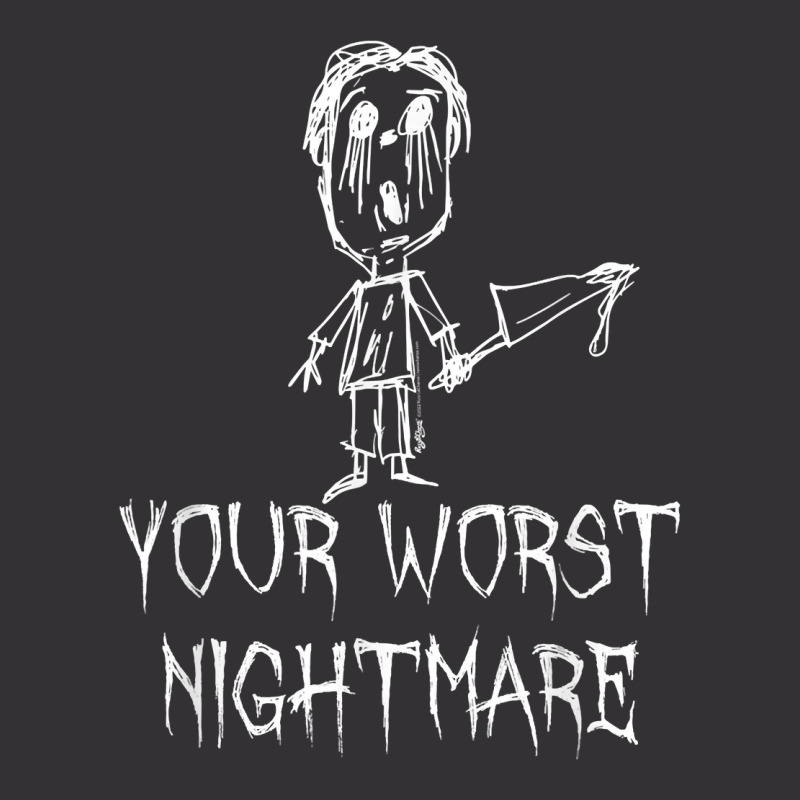 Your Worst Nightmare Halloween Costume Word Design T Shirt Vintage Short | Artistshot