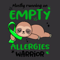 Allergies Awareness T  Shirt Mostly Running On Empty Allergies Warrior Vintage Hoodie | Artistshot