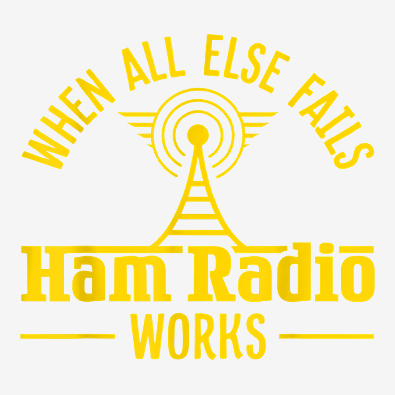 Amateur Ham Radio Operator Shirt Gift Antena When All Else T Shirt Baby Bibs by tognifx | Artistshot