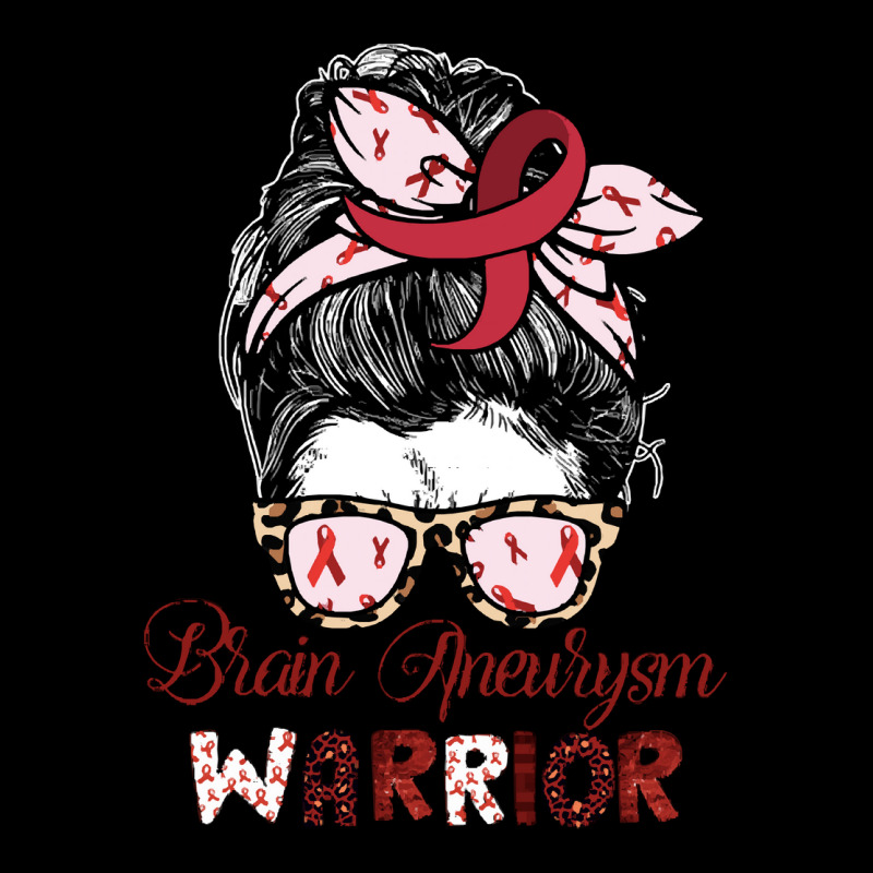 Brain Aneurysm Awareness T Shirtmessy Hair Bun Brain Aneurysm Awarenes Pocket T-Shirt by orangesagreement | Artistshot