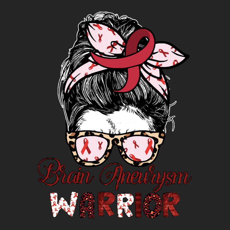 Brain Aneurysm Awareness T Shirtmessy Hair Bun Brain Aneurysm Awarenes Unisex Hoodie by orangesagreement | Artistshot