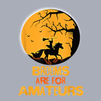 Horse Brooms Are For Amateurs Funny Halloween Horse Lover Tank Dress | Artistshot