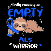 Als Awareness T  Shirt A L S Awareness Mostly Running On Empty A L S W Youth Zipper Hoodie | Artistshot