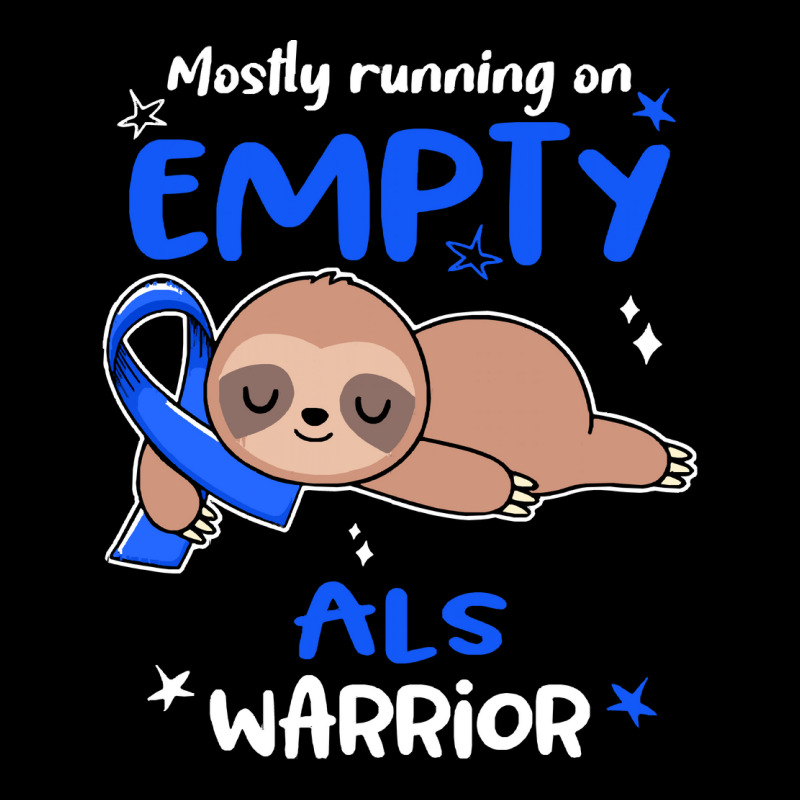 Als Awareness T  Shirt A L S Awareness Mostly Running On Empty A L S W Youth Zipper Hoodie by biscuitsregularly | Artistshot