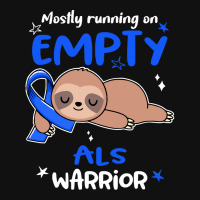 Als Awareness T  Shirt A L S Awareness Mostly Running On Empty A L S W Baby Beanies | Artistshot