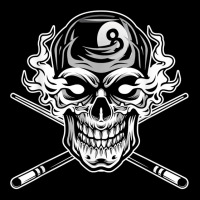 Skull Billiards Snooker Billiard 8 Ball Player Cue Sports T Shirt Baby Beanies | Artistshot