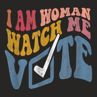 I Am Woman Watch Me Vote 2022 Blue Wave Vote T Shirt Ladies Fitted T-shirt | Artistshot