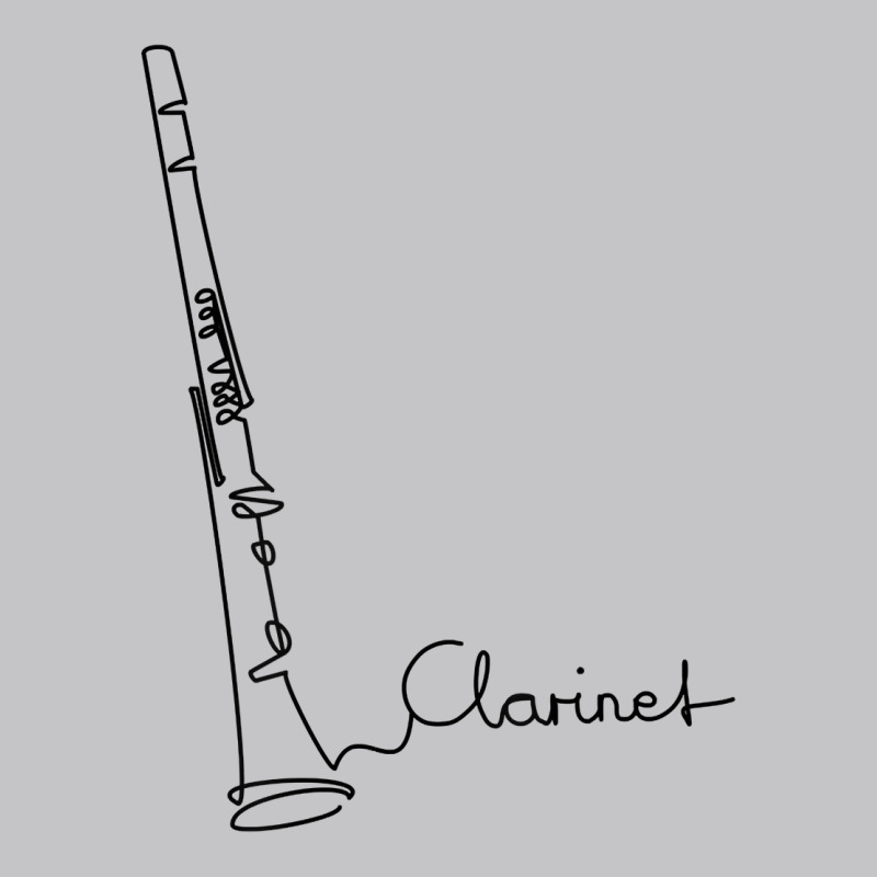 Clarinet Player Music Orchestra Design One Line Clarinet T Shirt Baby Bodysuit | Artistshot