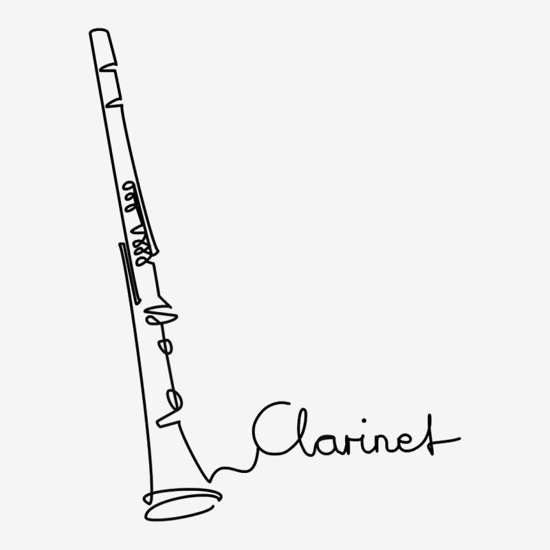 Clarinet Player Music Orchestra Design One Line Clarinet T Shirt Toddler 3/4 Sleeve Tee | Artistshot