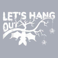 Let's Hang Out Scary Vampire Bat Halloween T Shirt Tank Dress | Artistshot