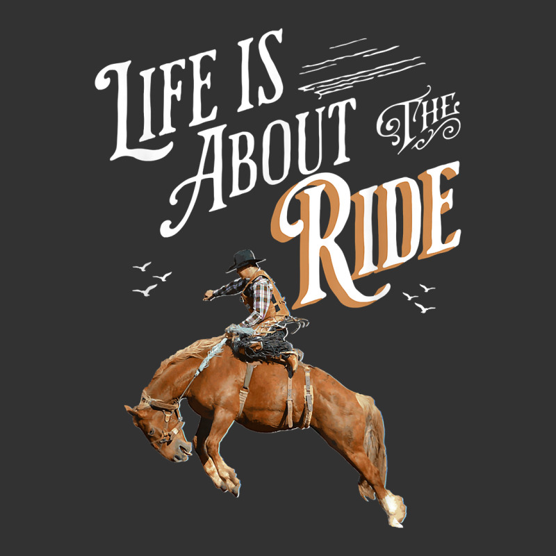 Life Is About The Ride   Cowboy Breaking A Horse T Shirt Baby Bodysuit by dornakgb | Artistshot