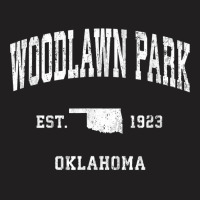 Woodlawn Park Oklahoma Ok Vintage Athletic Sports Design T Shirt T-shirt | Artistshot