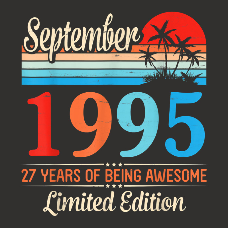 September 1995 Happy 27 Years Of Being Awesome Ltd Edition T Shirt Champion Hoodie | Artistshot