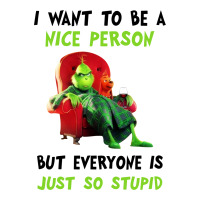 I Want To Be A Nice Person But Everyone Is Just So Stupid For Light V-neck Tee | Artistshot