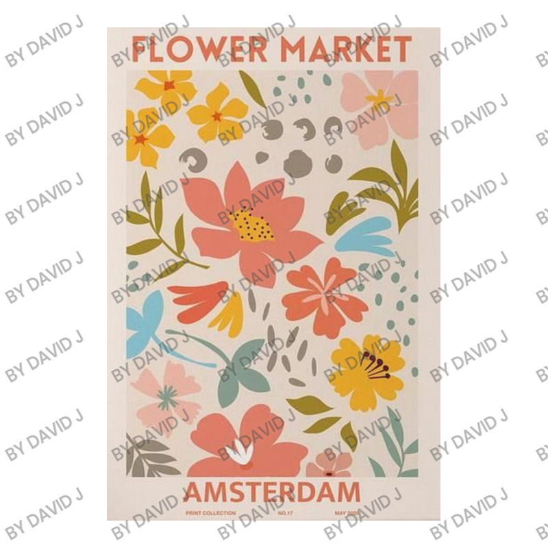 Flower Market Amsterdam Youth Sweatshirt by David J | Artistshot