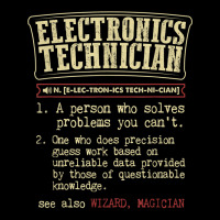 Electronics Technician Funny Definition Adjustable Cap | Artistshot