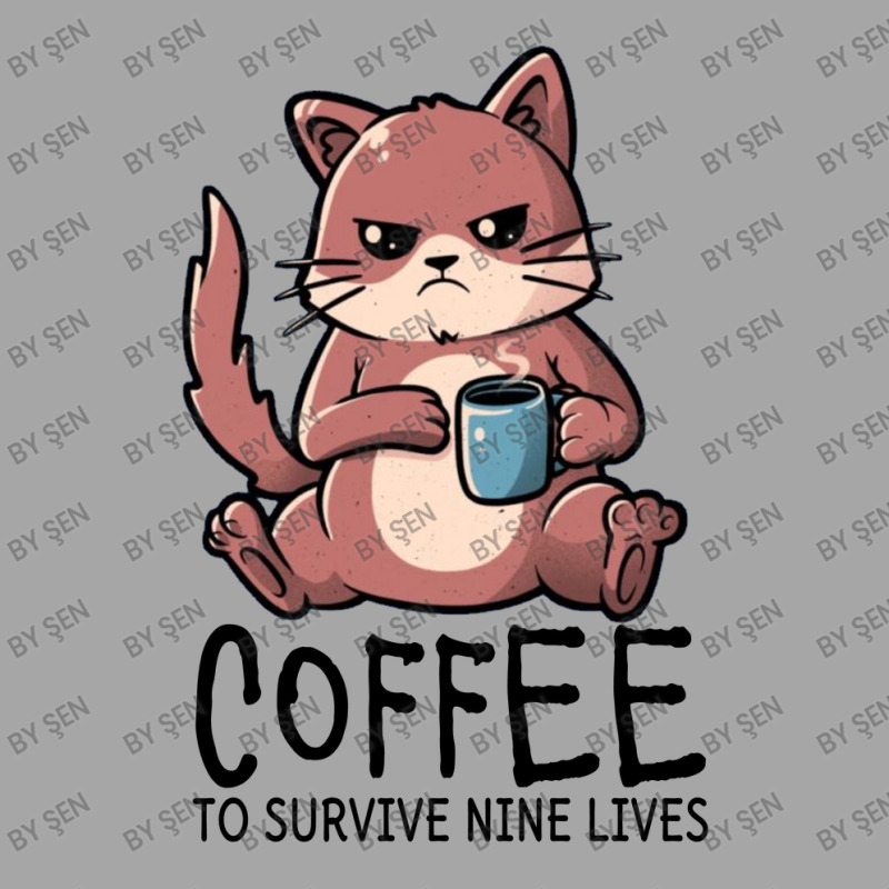 Coffee To Survive Nine Lives Men's Polo Shirt by ŞEN | Artistshot