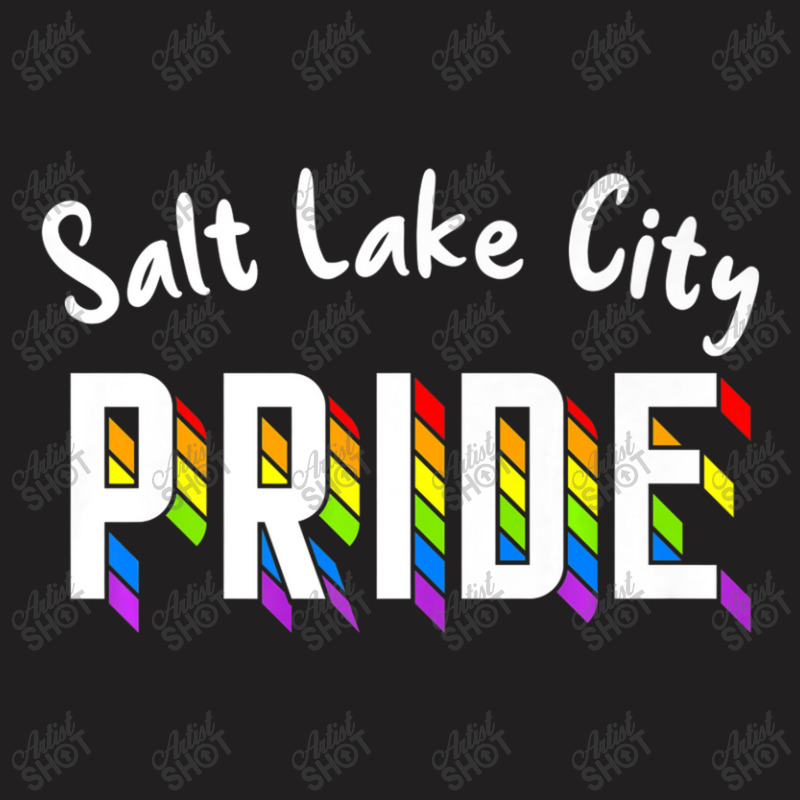 Salt Lake City Pride Lgbt Loud And Proud T-shirt | Artistshot