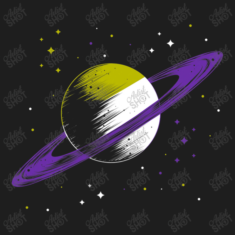 Saturn Non Binary Classic T-shirt by GrahamWalsh | Artistshot