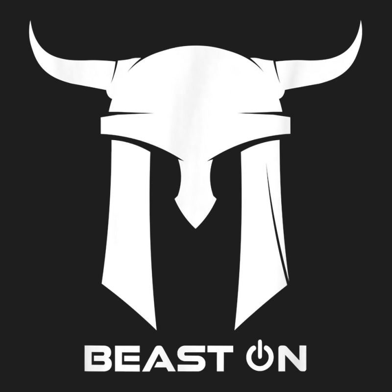 Viking Helmet  Beast On  Gym Motivation Fitness Sayings T Shirt Classic T-shirt | Artistshot